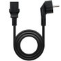 NANO CABLE Cable de Alimentación CPU CEE7/7 a C13 de 2 m, Negro